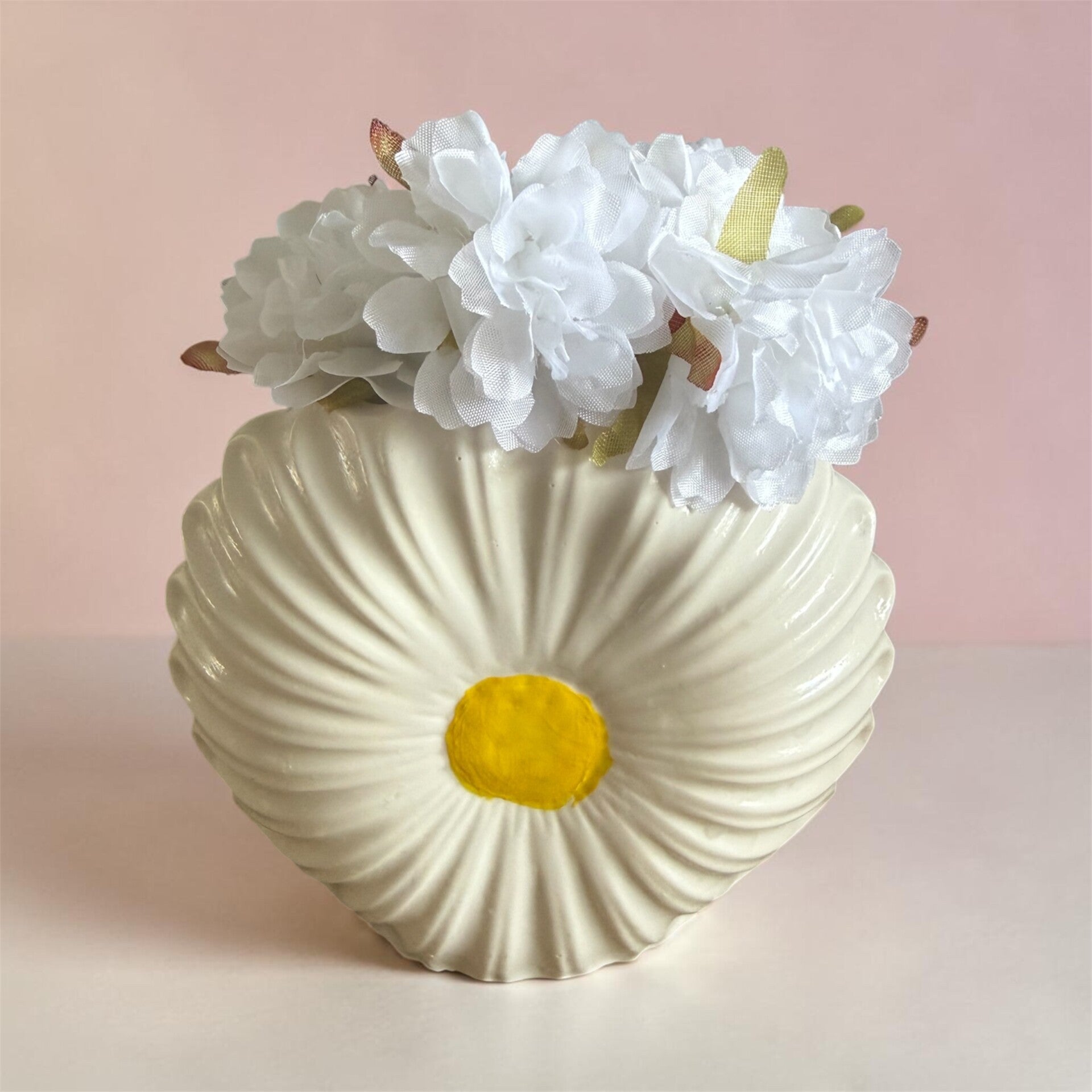 Ensemble vase et fleurs