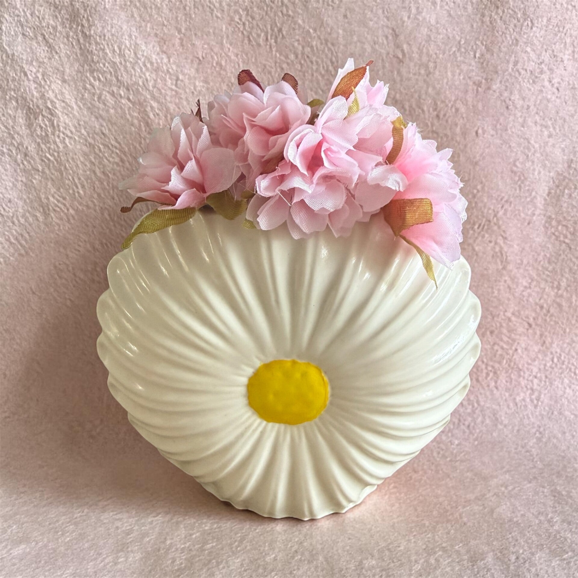 Ensemble vase et fleurs