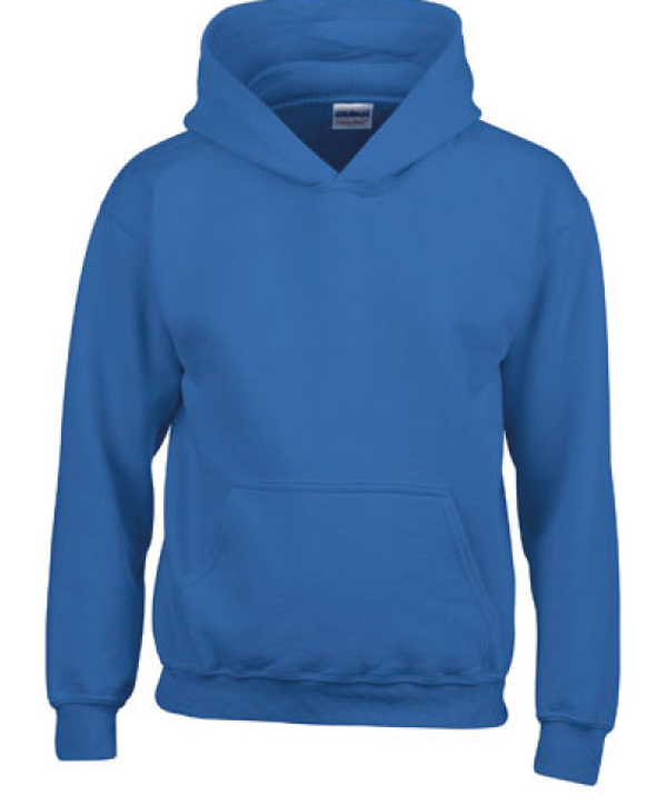 Gepersonaliseerde hoodie blauw (kids)