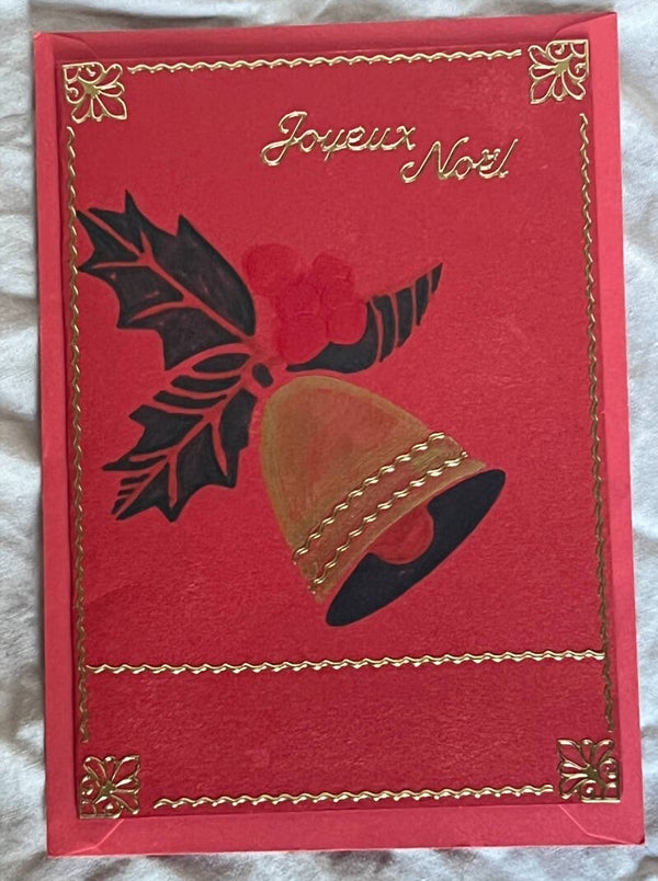 Carte de Vœux Joyeux Noël Cloche