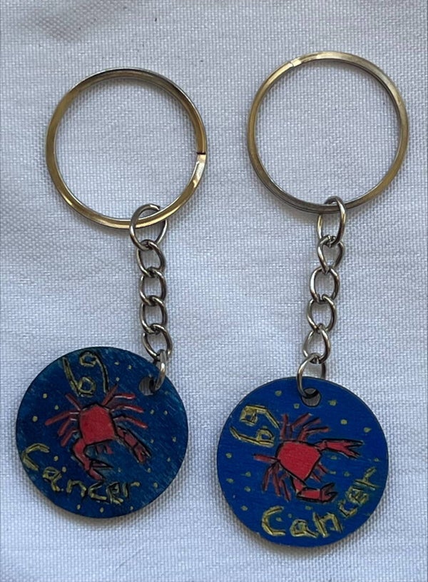 Porte clés signe astrologique Cancer