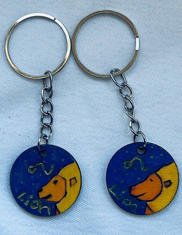 Porte clés signe astrologique Lion