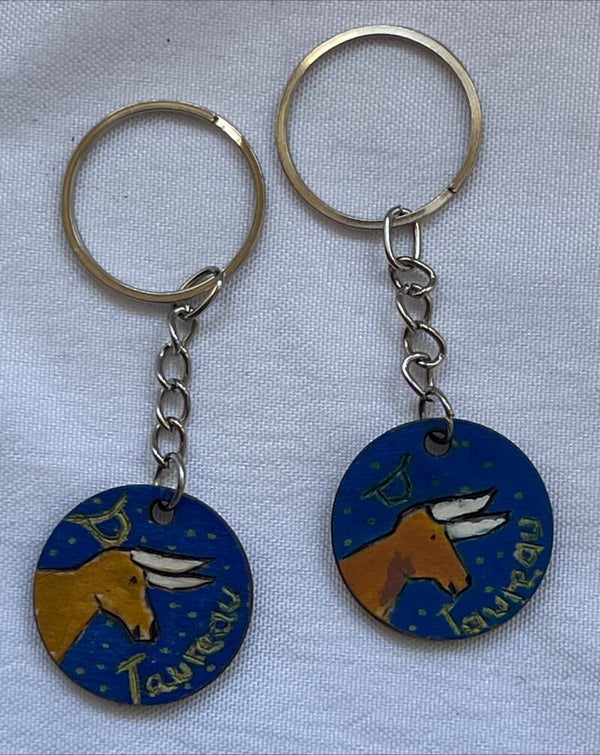 Porte clés signe astrologique Taureau
