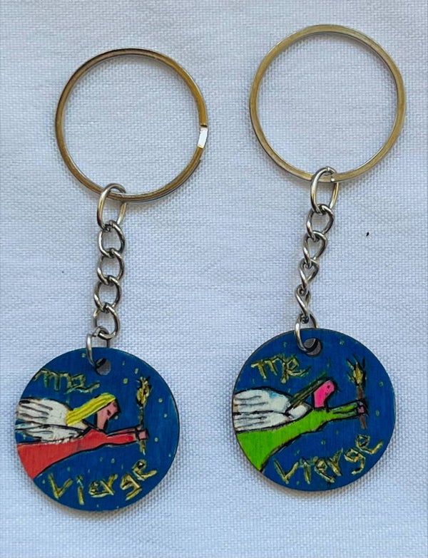 Porte clés signe astrologique Vierge