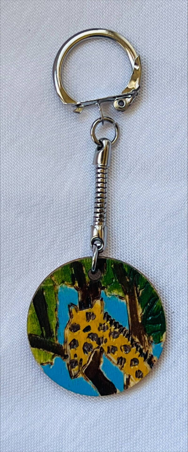 Porte clés girafe