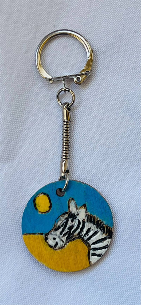 Porte clés Zèbre