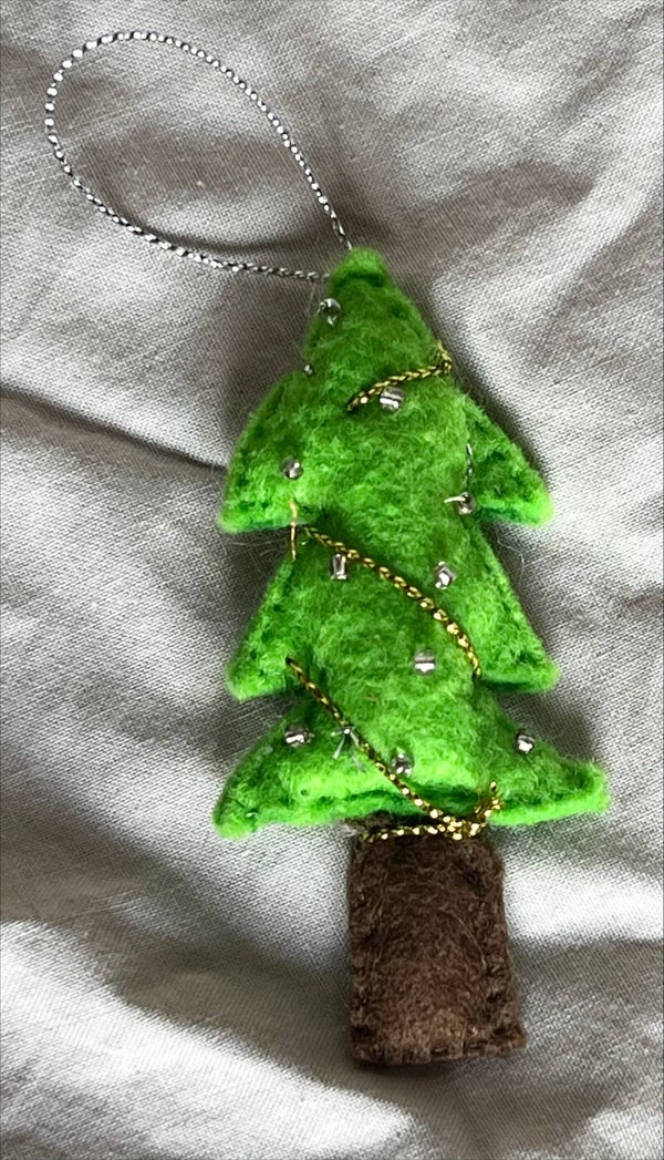 Suspension feutrine Sapin de Noël Diamant