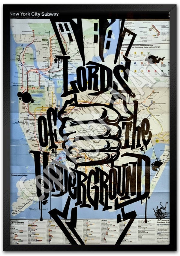 Rap Maps - "Lords of the Underground" Logo