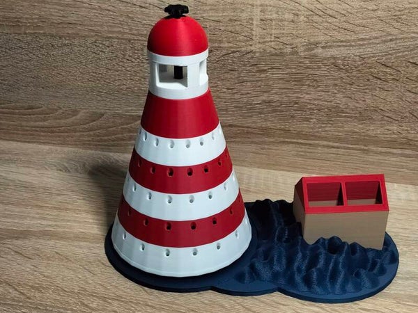 Leuchtturm Bohrständer Set