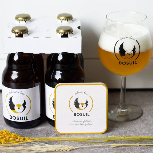 Edewalse Bosuil pakket⎜4 Flessen + Glas