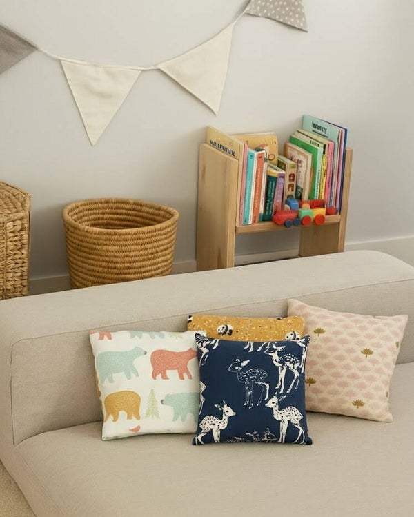 Housse de coussin enfant "Petit nid douillet"