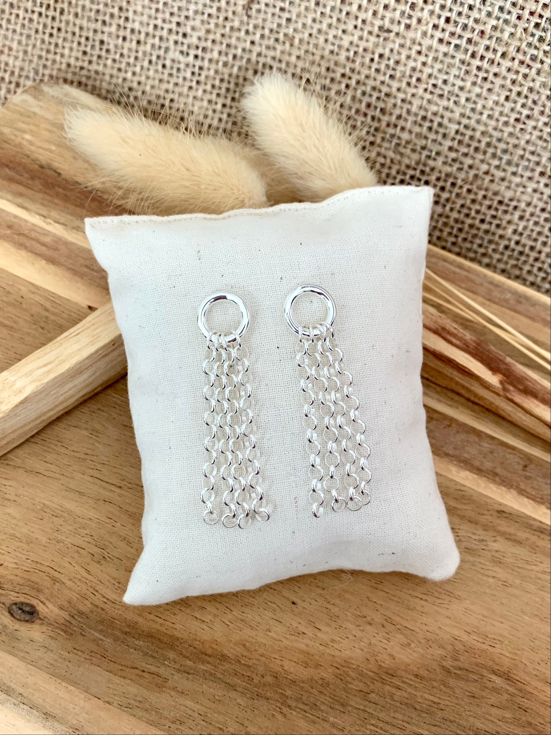 Boucles d'oreilles en argent "Janys"
