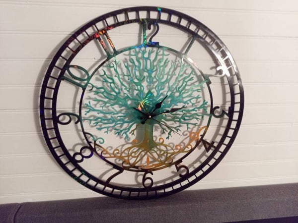 Horloge arbre de vie