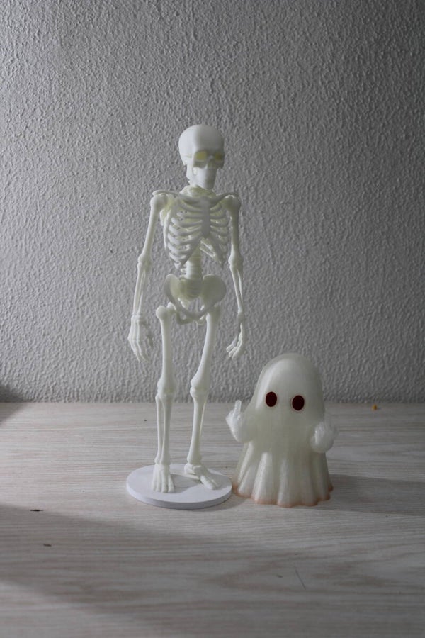 Scheletro e fantasmino