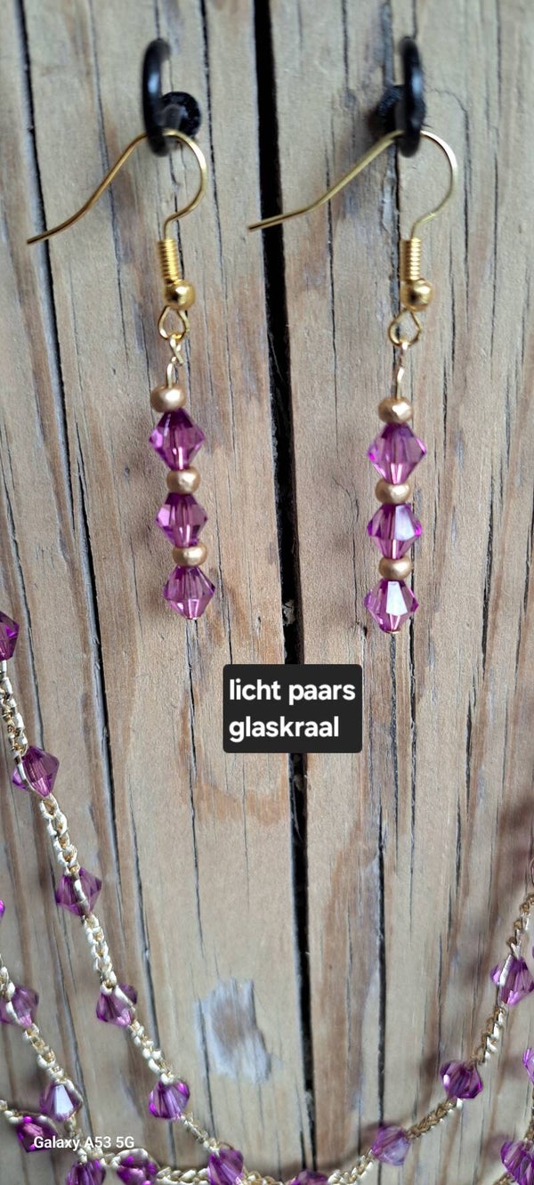 Oorbellen lichtpaars