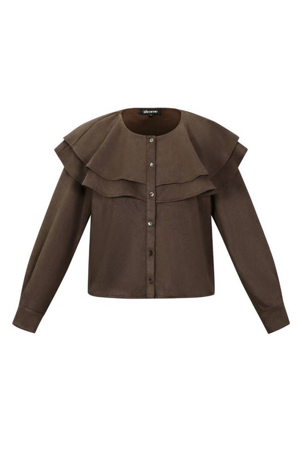 Suède blouse