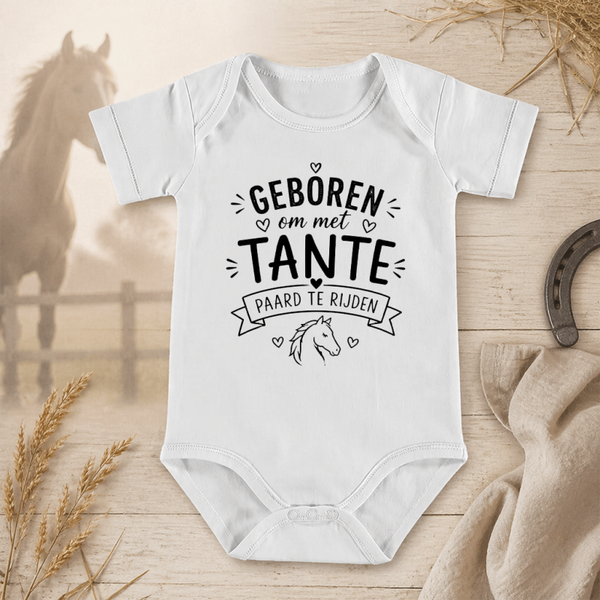 Geboren om met tante paard te rijden