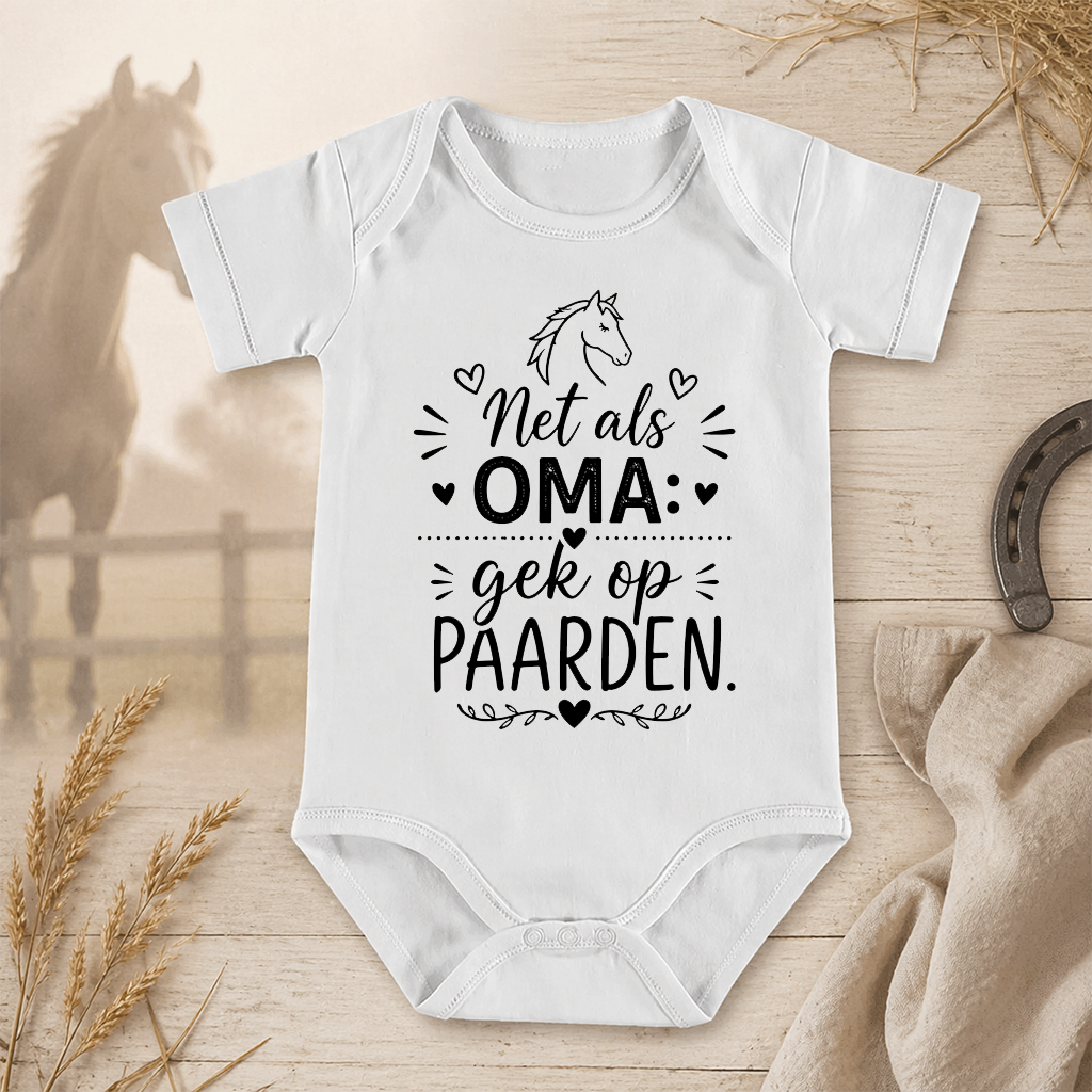 Net als Oma gek op paarden