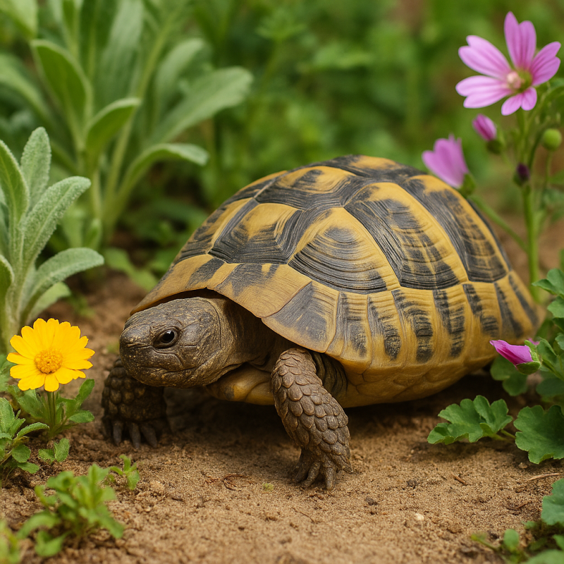 De griekse landschildpad