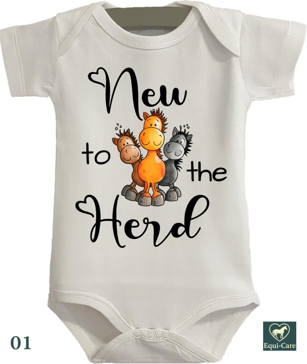 01 - 🐎 New to the Herd - Baby romper