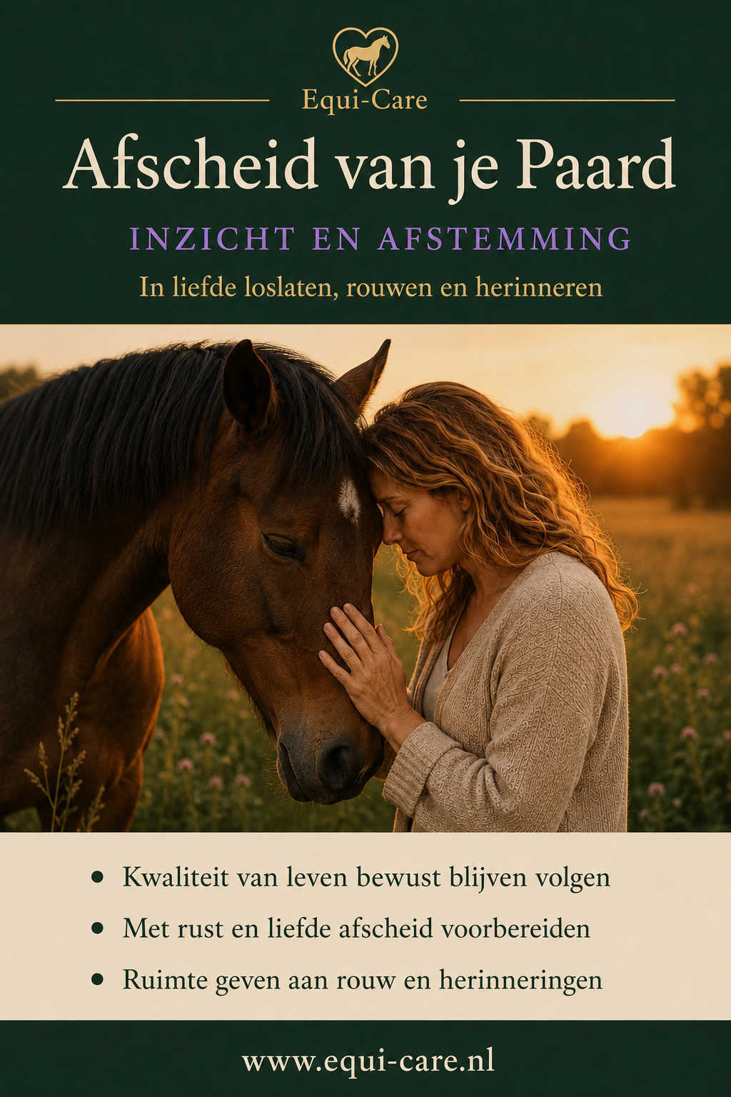 Afscheid van je Paard | In Liefde Loslaten