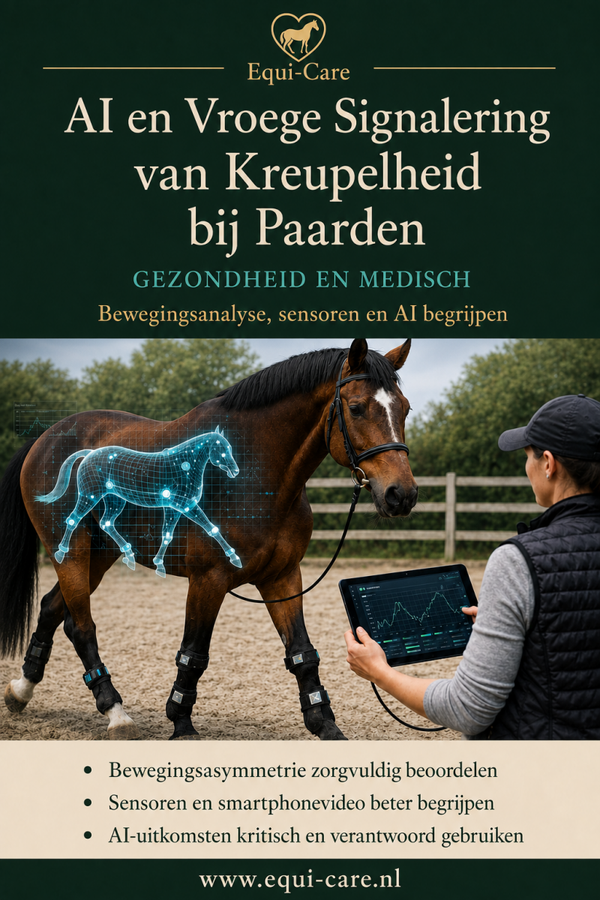 AI en Vroege Signalering van Kreupelheid bij Paarden