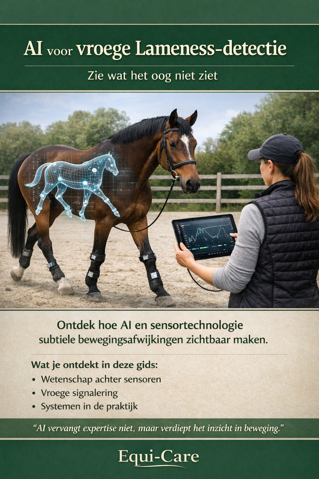AI voor Vroege Lameness-detectie bij Paarden 