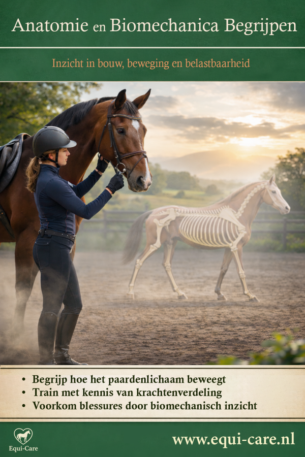 Anatomie en Biomechanica Begrijpen | Inzicht in bouw, beweging en belastbaarheid van het paard