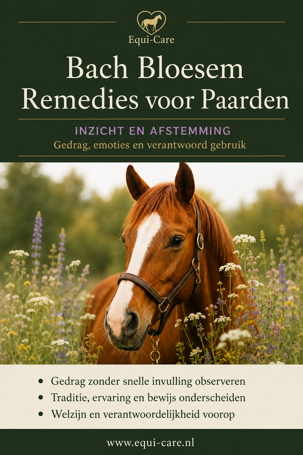 Bach Bloesem Remedies voor Paarden