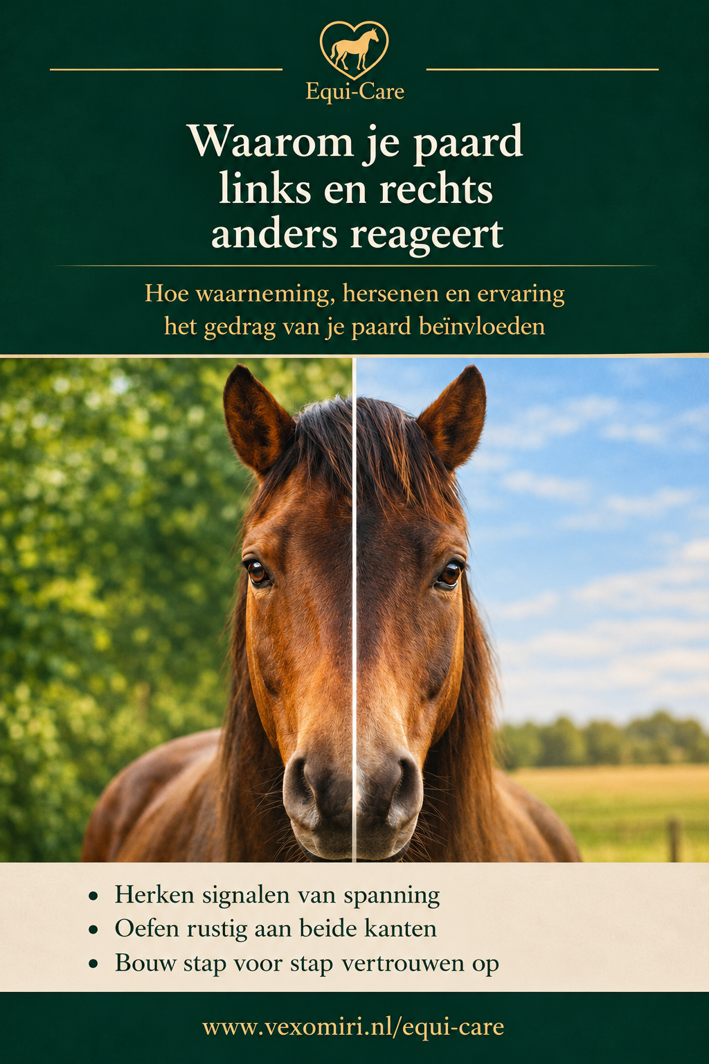 Waarom je Paard Links en Rechts Anders Reageert
