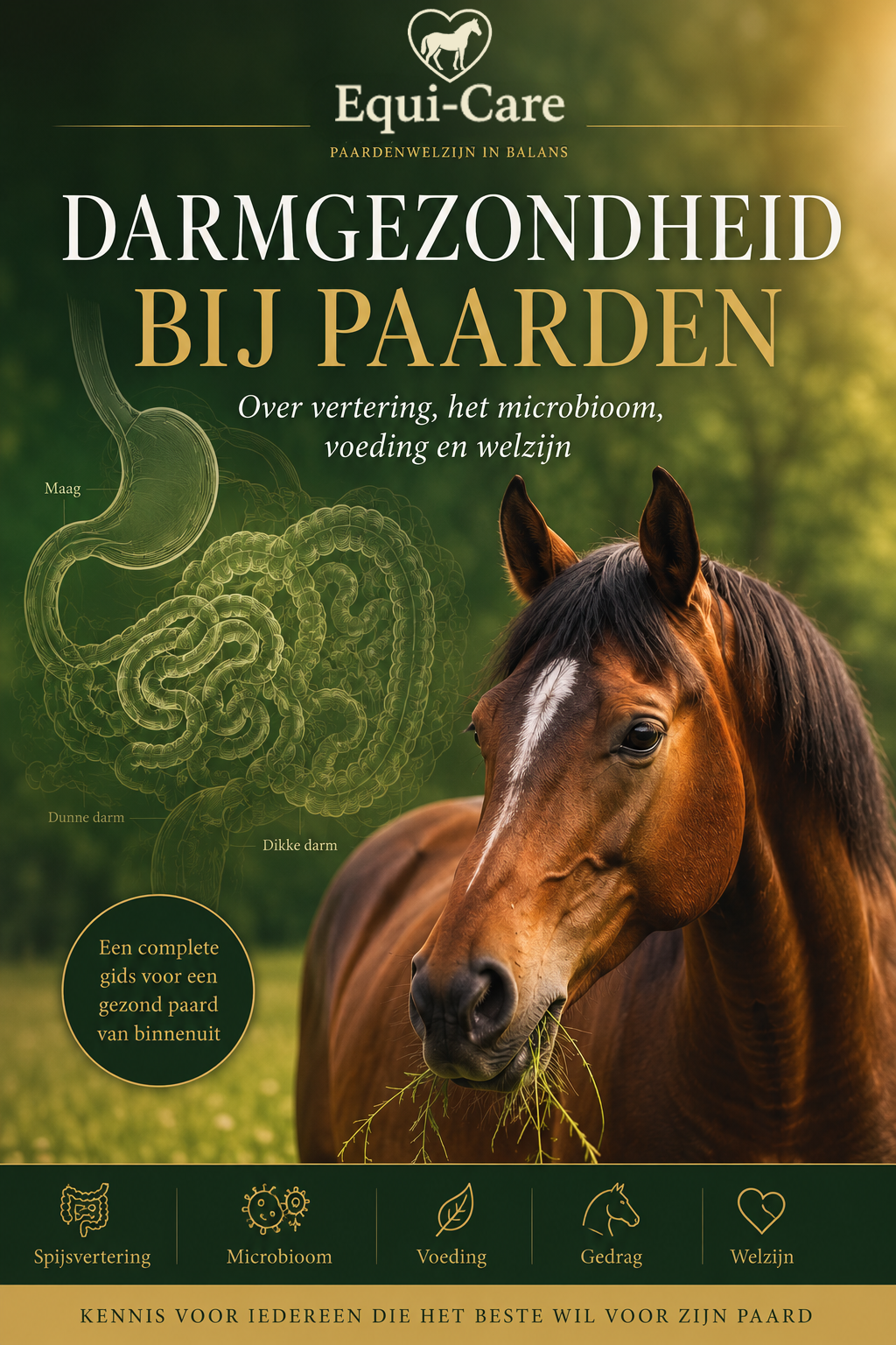De darmen van het paard
