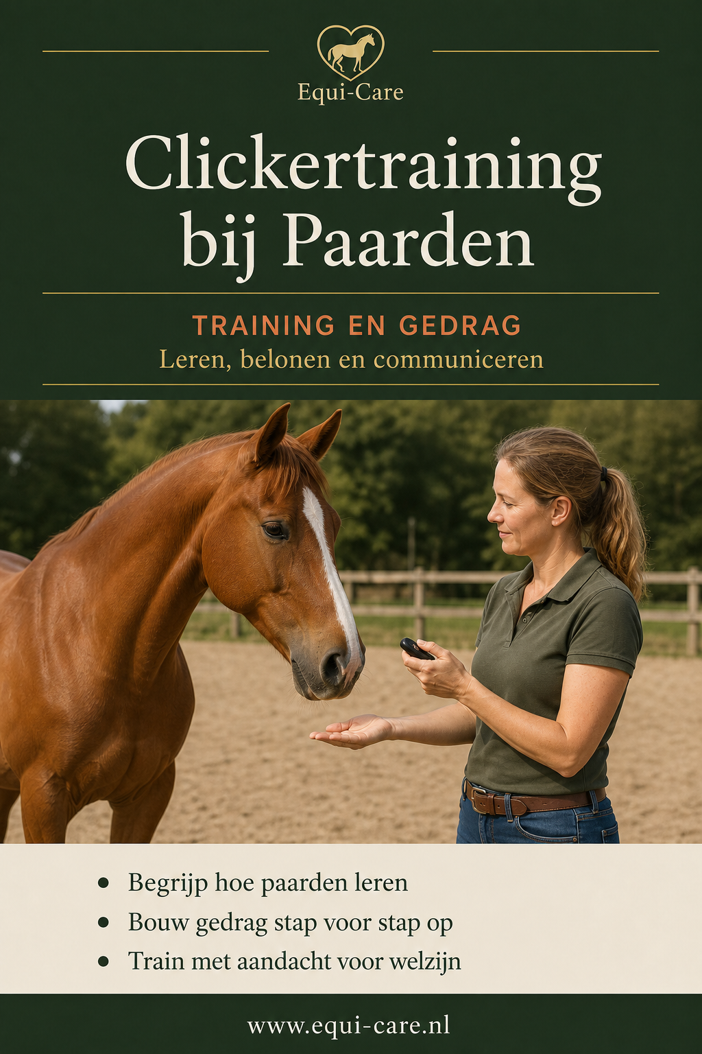 Clickertraining bij Paarden