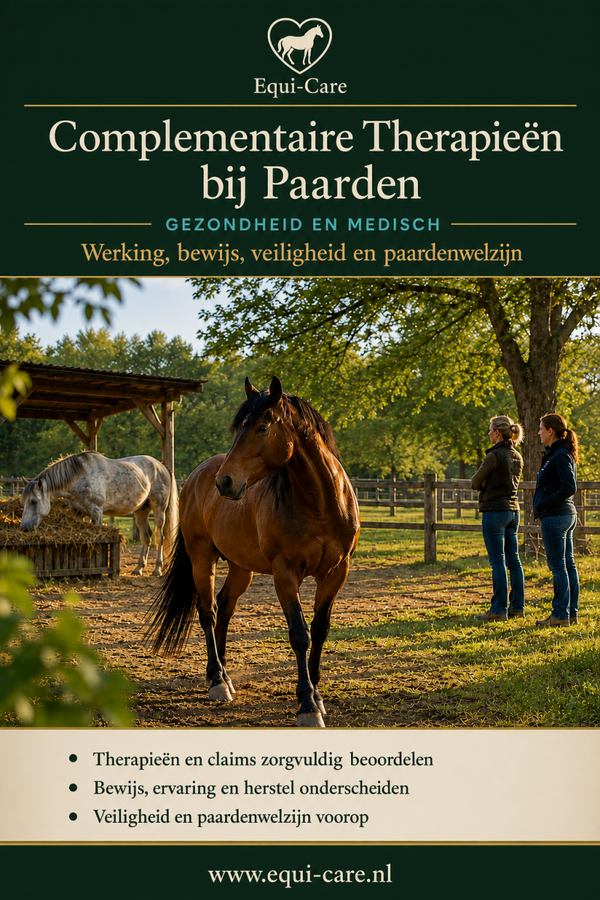 Complementaire Therapieën bij Paarden