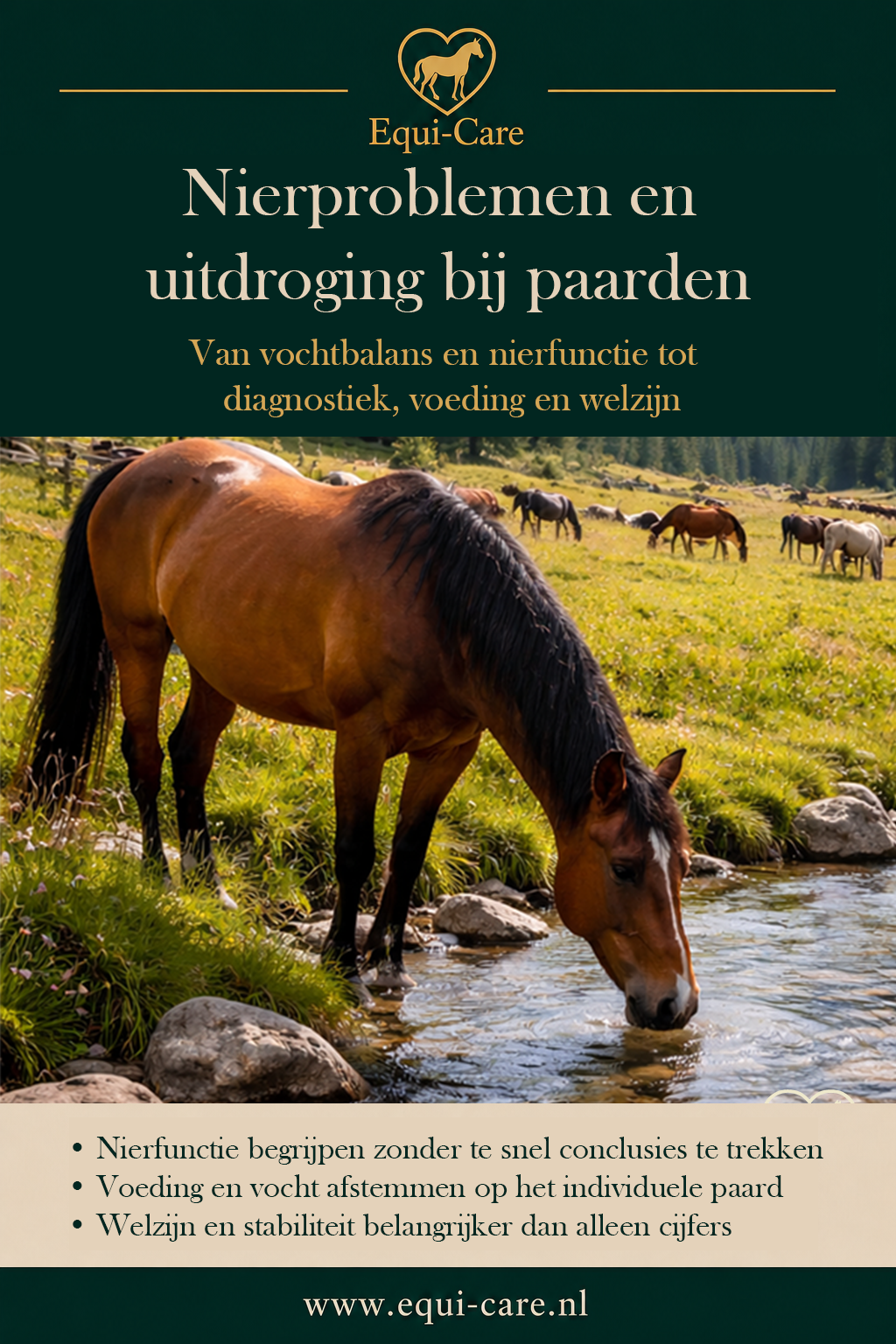 Nierproblemen en Uitdroging bij Paarden