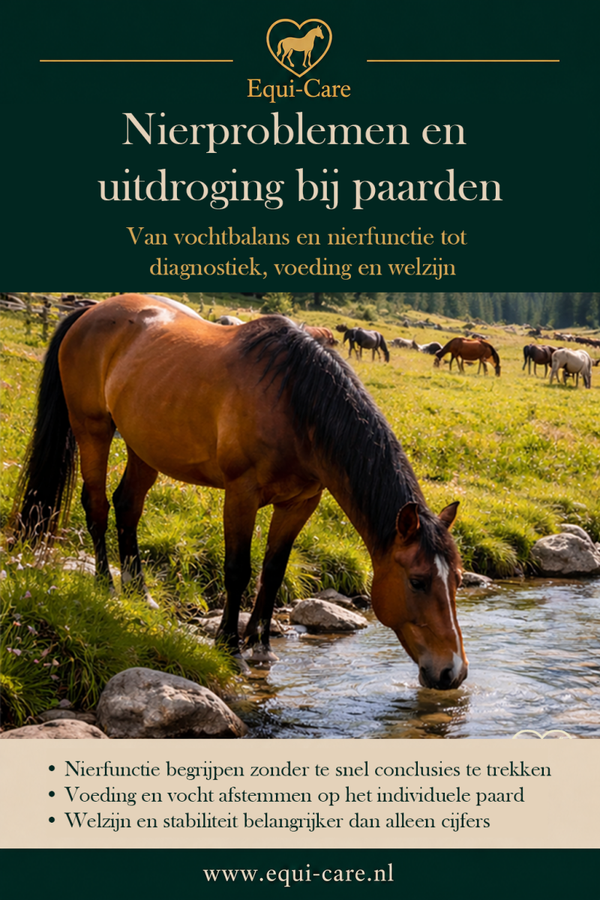 Nierproblemen en Uitdroging bij Paarden