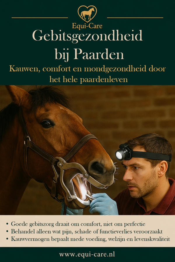 Gebitsgezondheid bij Paarden