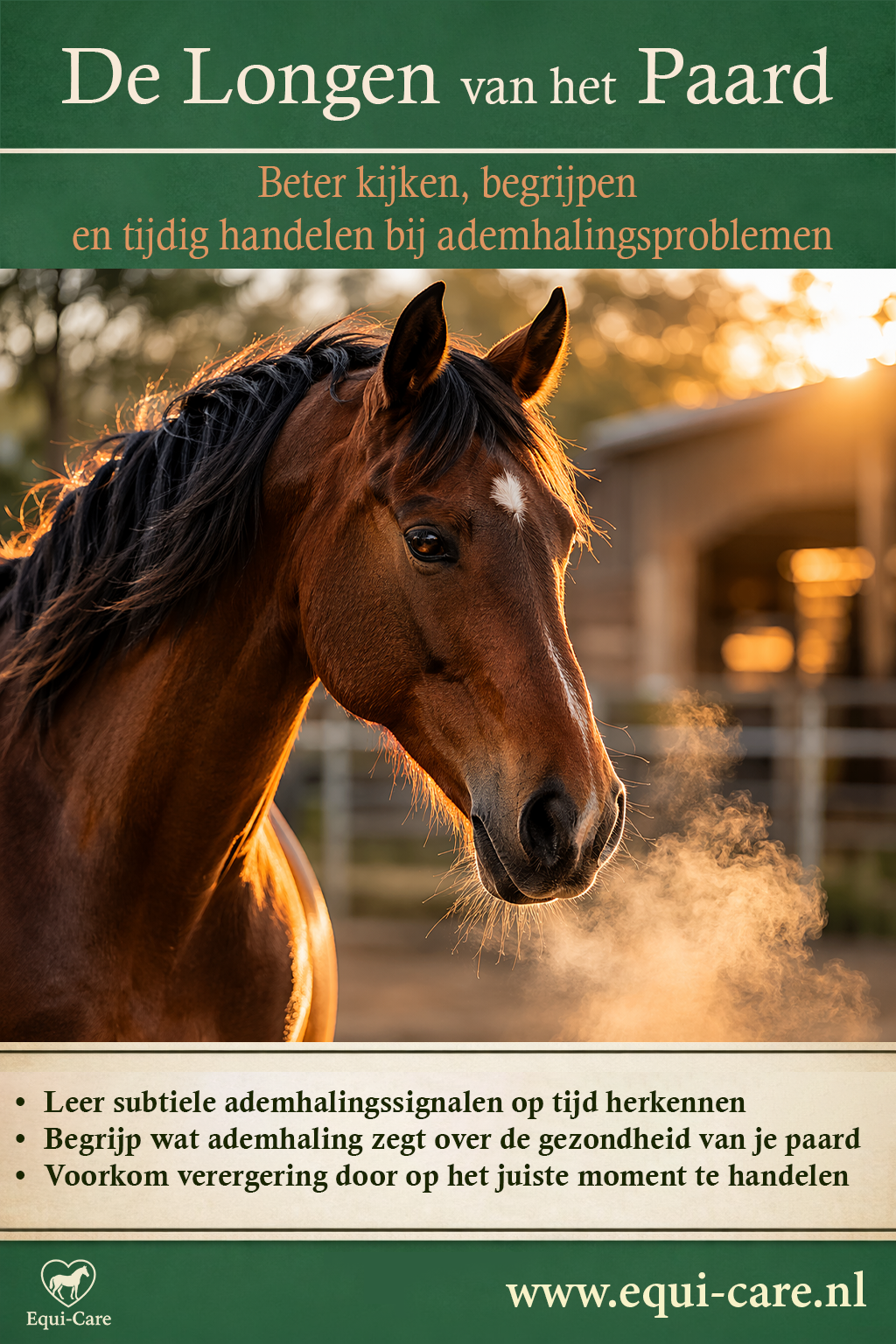 De Longen van het Paard | Beter kijken, begrijpen en tijdig handelen bij ademhalingsproblemen