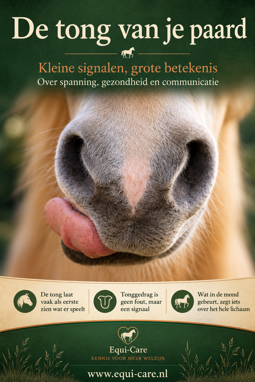 De tong van je paard | Kleine signalen, grote betekenis