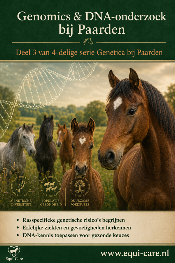 Paardengenomica en DNA-onderzoek bij Paarden Deel 3