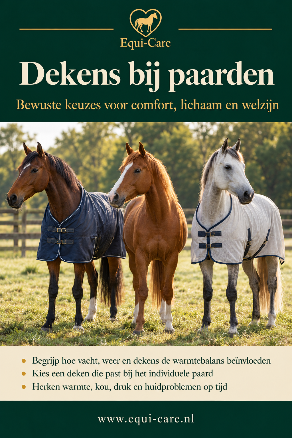 Dekens bij Paarden