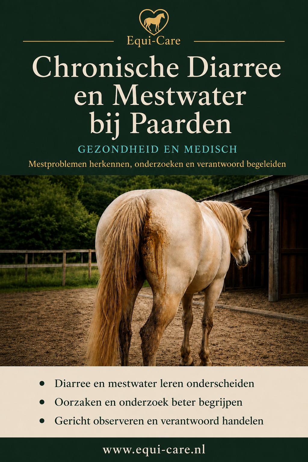 Chronische Diarree en Mestwater bij Paarden