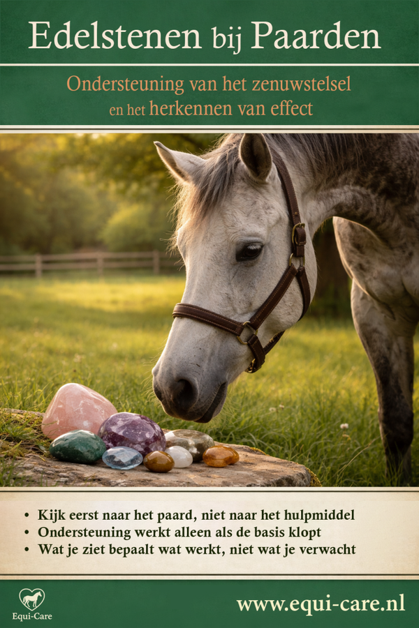 Edelstenen bij Paarden | Ondersteuning van het zenuwstelsel en het herkennen van effect