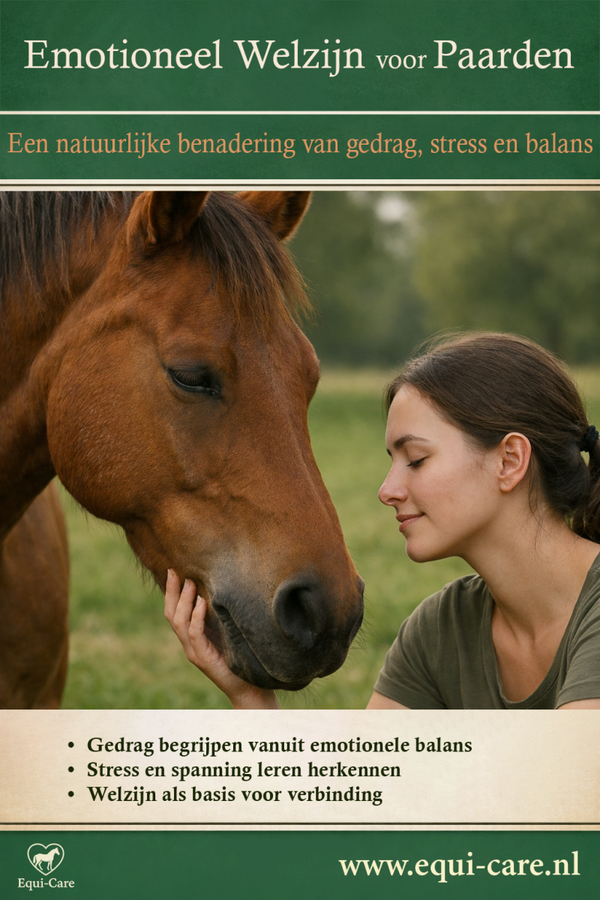 Emotioneel Welzijn voor Paarden | Gedrag, Stress en Emotionele Balans bij Paarden
