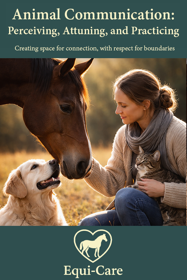 Animal Communication: Perceiving, Attuning, and Practicing