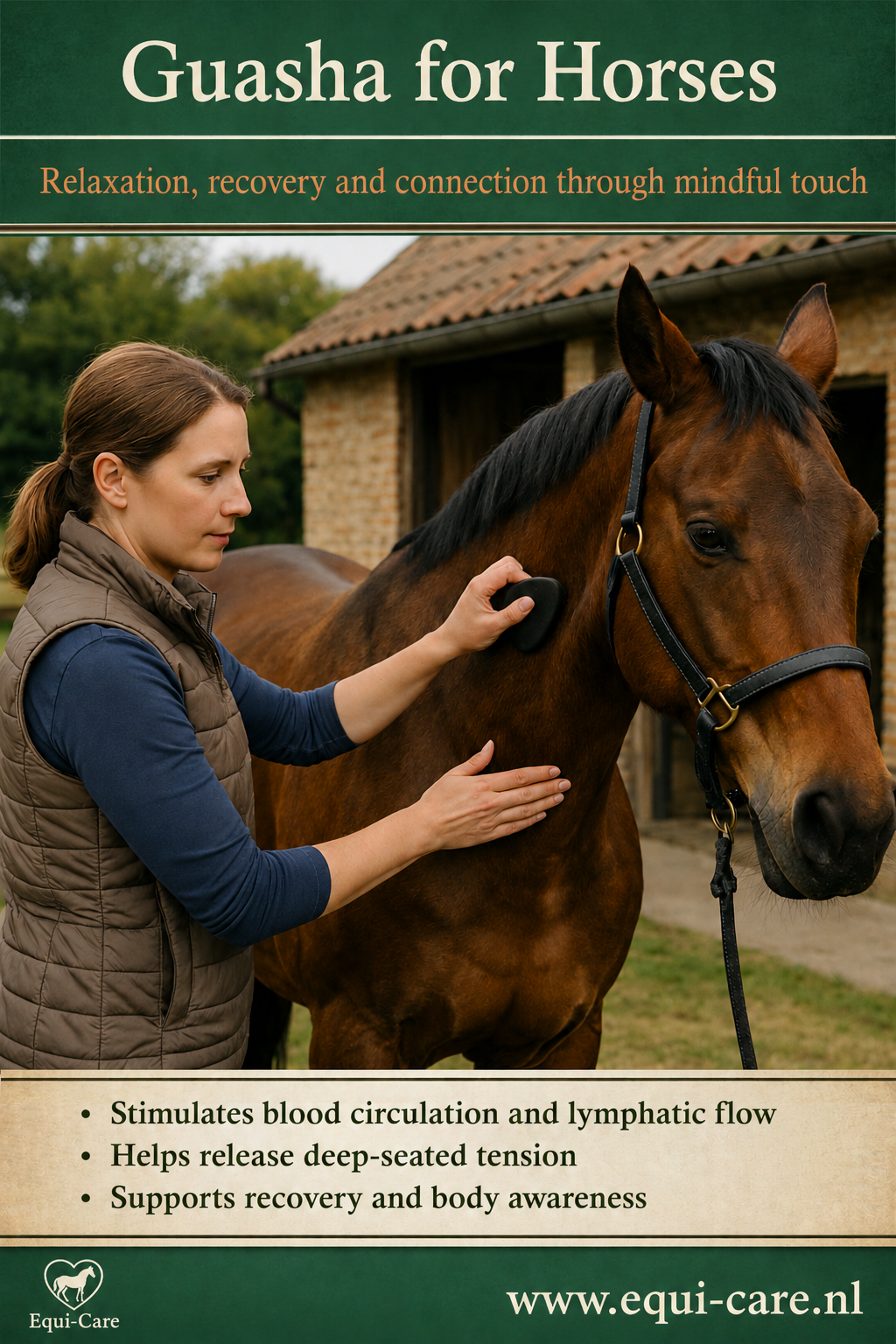 Guasha for Horses | Relaxation, Fascia and Mindful Touch