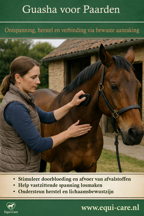 Guasha voor Paarden | Ontspanning, Fascia en Bewuste Aanraking