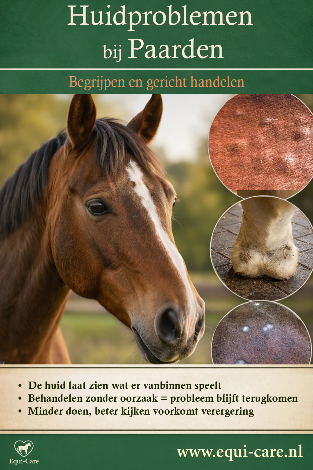 Huidproblemen bij Paarden | Begrijpen, herkennen en gericht handelen