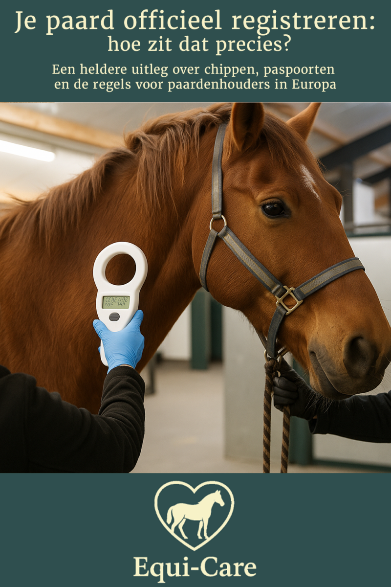 Je Paard officieel registreren.