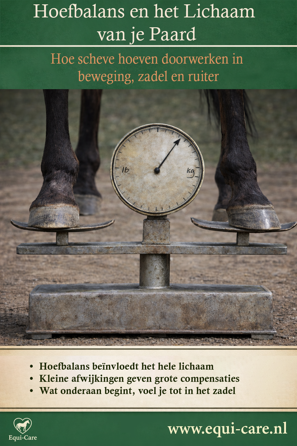 Hoefbalans en het Lichaam van je Paard