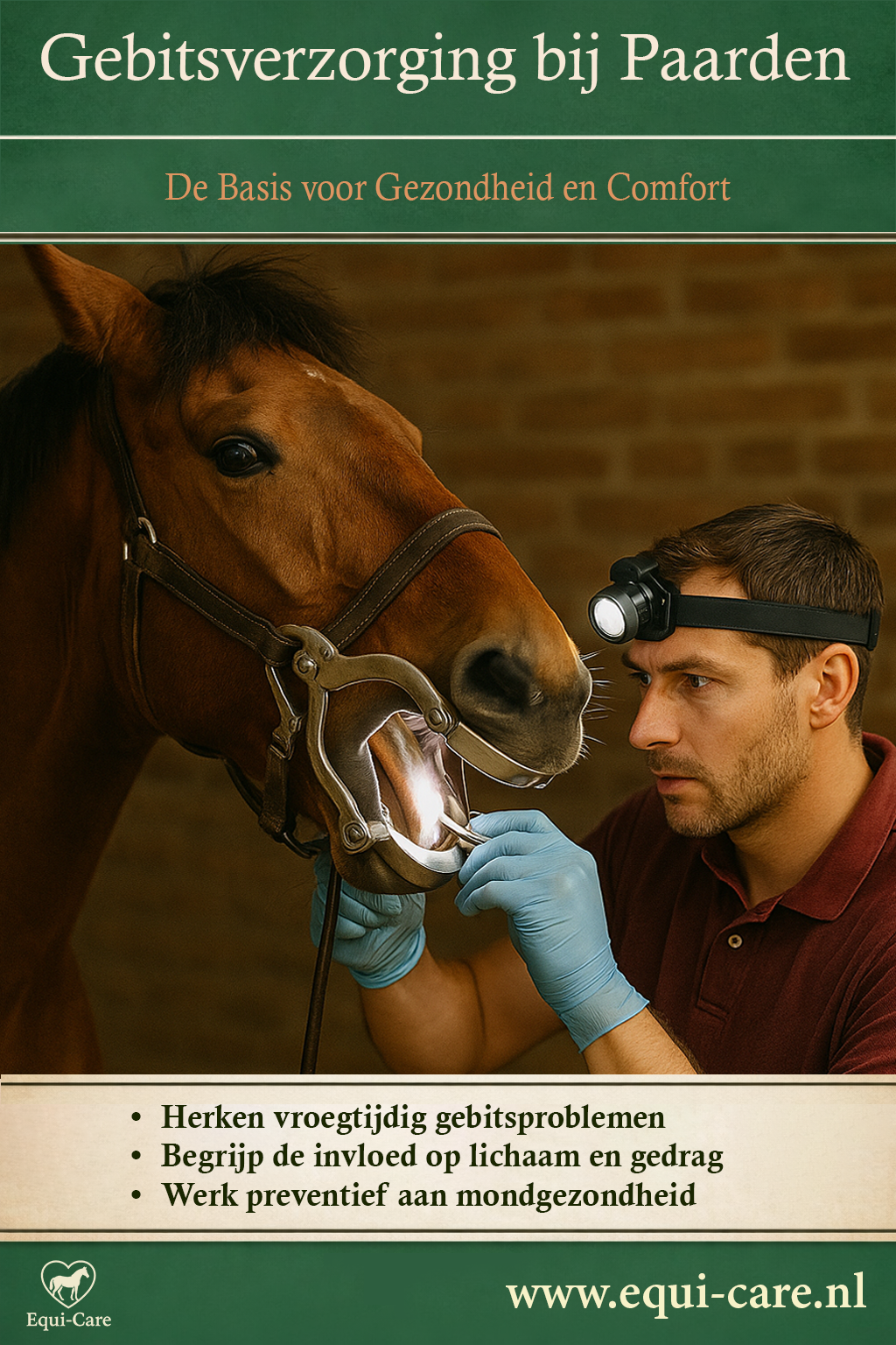 Gebitsverzorging bij Paarden